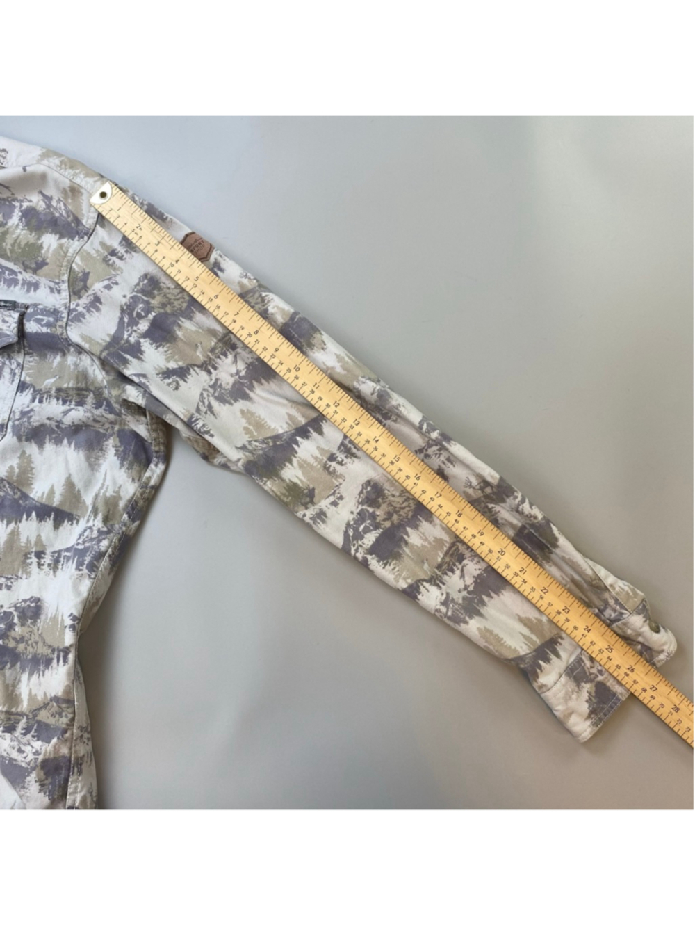 Eddie Bauer Shirt Mens TXL Button Up Allover Print Outdoors Heritage Gorpcore - Picture 6 of 16